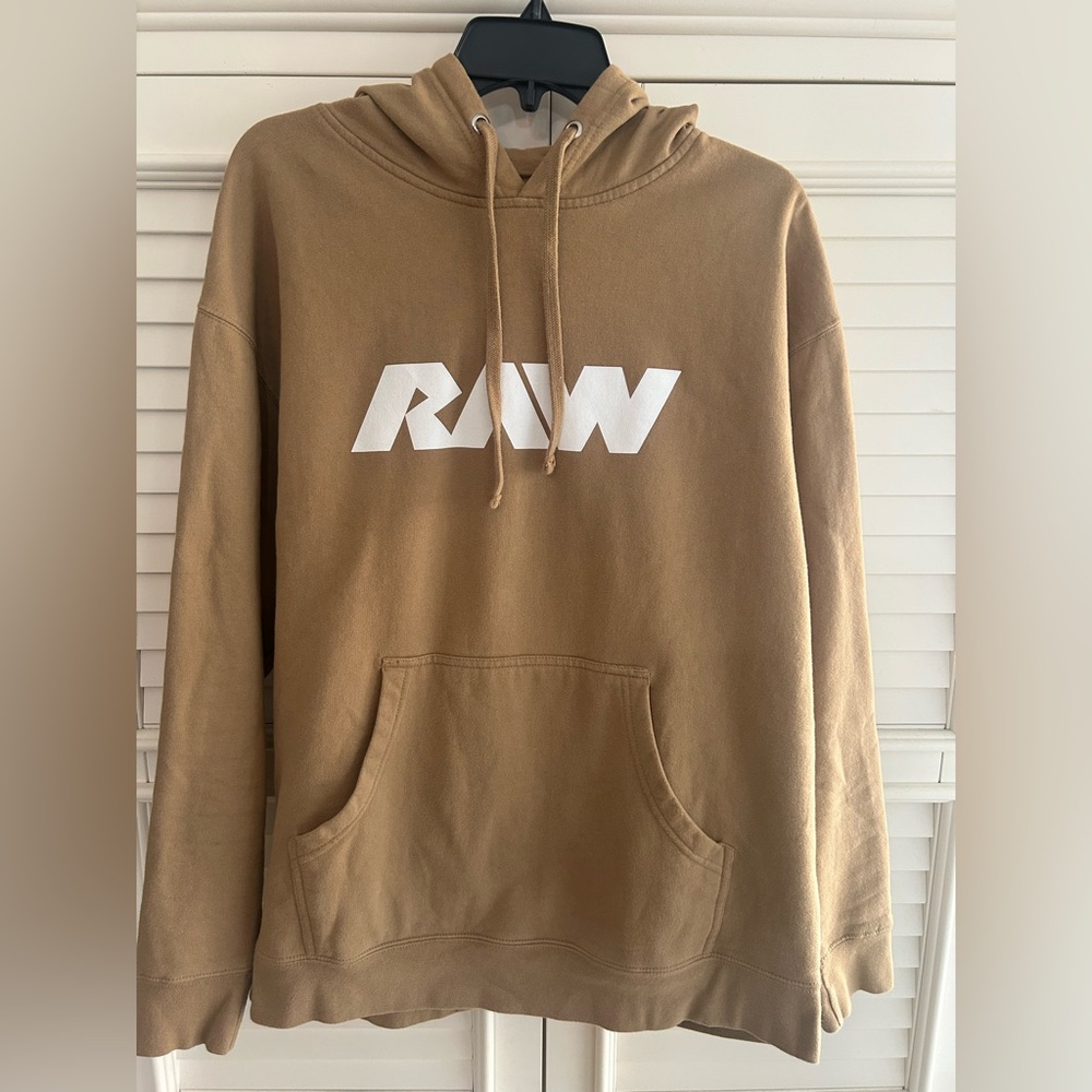 RAW ATHLETICS TAN HOODIE XL Independent Trading Company Tan Hoodie